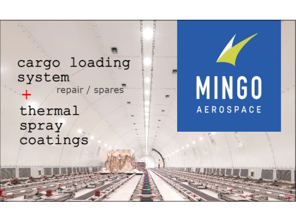 Mingo Aerospace Cargo Loading System HVOF Thermal Spray Repairs