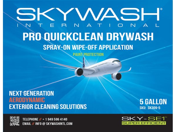 Skywash International SKY-SE1 PRO Quick Clean Drywash with Nano-Tech Paint Protection