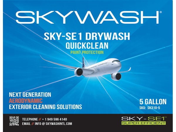 Skywash International SKY-SE1 Quick Clean Drywash with Nano-Tech Paint Protection