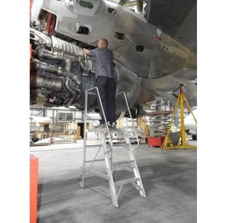 Metallic Ladder Aircraft Maintenance Ladders