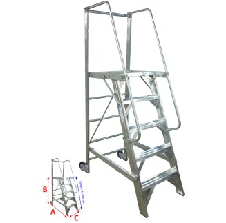 Metallic Ladder Aircraft Maintenance Ladders