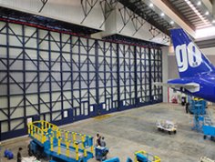 Gandhi Automations Sliding Aircraft Hangar Doors