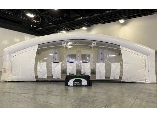 MES Inflatable Paint Booths