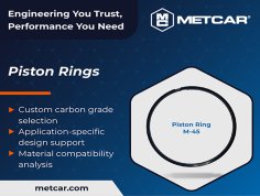 Metcar Carbon Graphite Piston Rings