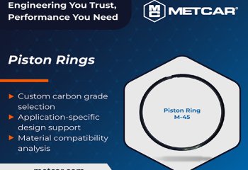 Metcar Carbon Graphite Piston Rings