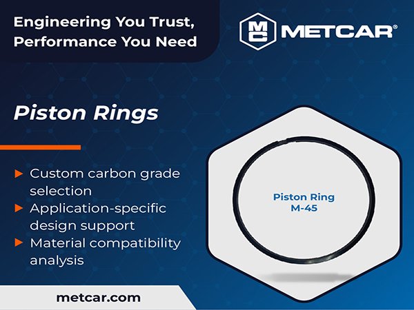 Metcar Carbon Graphite Piston Rings