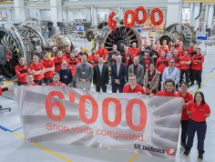 SR Technics 6000th Engine Induction