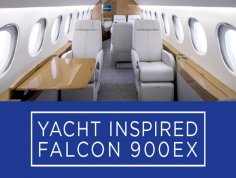 Duncan Aviation Yacht Inspired Falcon 900EX