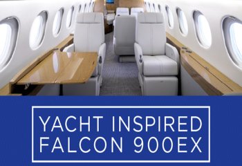 Duncan Aviation Yacht Inspired Falcon 900EX