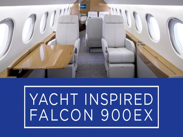 Duncan Aviation Yacht Inspired Falcon 900EX