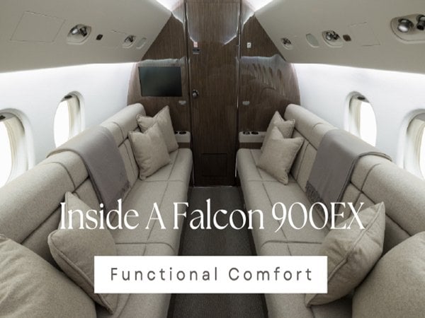 Duncan Aviation Falcon 900EX Refurbishment